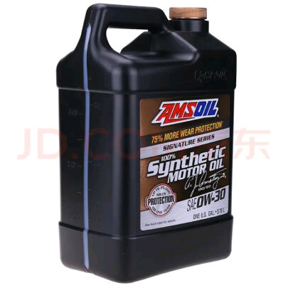 %title插图%num 安索(AMSOIL)全合成机油 润滑油 0W-40 SN 946ml 签名版AZFQT 养车保养