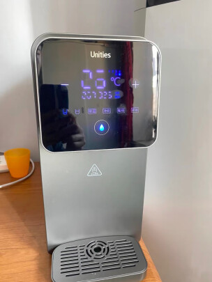 %title插图%num Unities有逸家用饮水机过滤母婴台上式净水器净饮一体机即热反渗透纯水直饮机免安装 Uwater