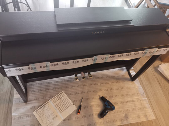 卡瓦依（KAWAI）电钢琴CN29 88键重锤 电子数码钢琴成人儿童学生初学专业家用 标配三踏板+双人琴凳礼包