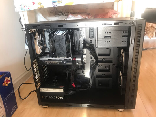 Tt（Thermaltake）额定500W TR2-500 电脑电源（80PLUS金牌/5年换新/主动PFC/智能温控风扇/支持背线）