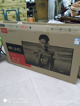 TCL 43V6F 43英寸液晶平板电视 全高清全面屏 智能网络 8GB大内存 教育电视机