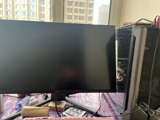 %title插图%num HKC 27英寸 FAST快速液晶屏高清2k 144HZ游戏显示屏幕 1ms窄边框直面屏 网吧家用电竞 电脑显示器 IG27Q