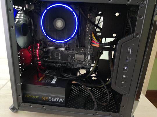 %title插图%num 超频三(PCCOOLER)降龙 CPU散热器 (多平台/AM4/2066/4热管/12CM智能光圈风扇/CPU风扇/台式机电脑散热)