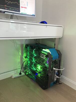 %title插图%num 武极12代 i9 12900K/RTX3090-24G炽果磁动力分体水冷游戏台式电脑主机DIY组装机