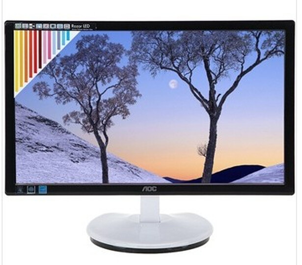 aoc e2043f 20英寸刀锋系列宽屏led背光液晶显示器(黑白双色)--帮同事