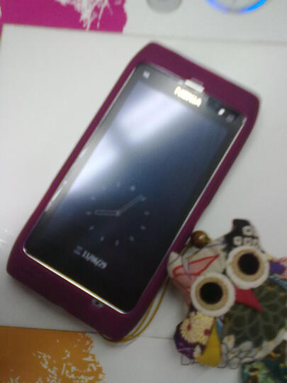 诺基亚(nokia)cc-1005(紫色)原装硅胶套 适用于诺基亚n8-00--很不错