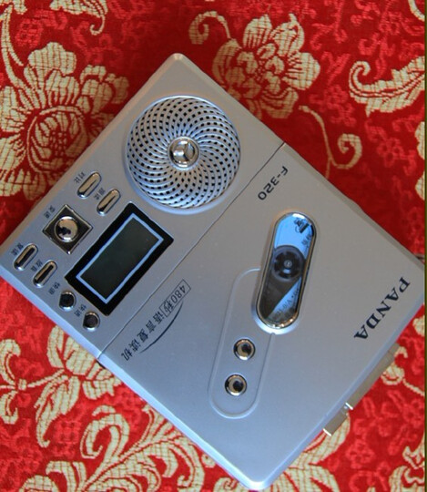 磁带录音机英语学习机卡带随身听播放机还行,小孩子用来听英语.-京东