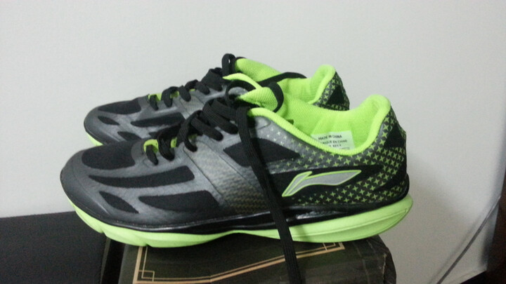 李宁li-ning 13年第十代超轻跑鞋男子跑步鞋arbh021-1-3-5 黑/荧光果