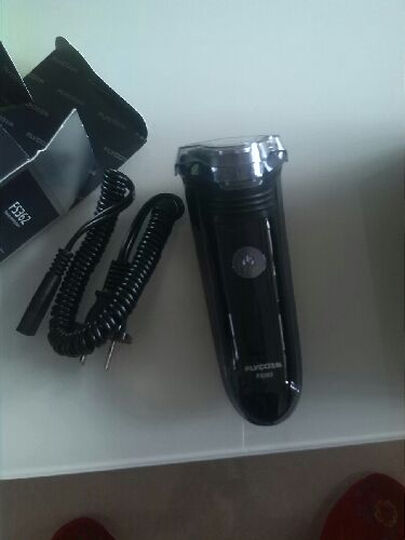 飞科(flyco)fs362充电式三刀头电动剃须刀炫酷造型 时尚蓝黑--非常不