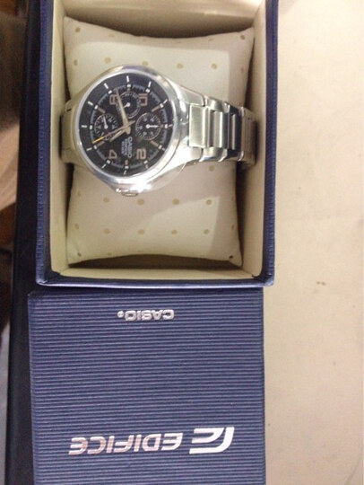 卡西欧(casio)edifice系列男表ef-316d-1a--晒晒晒晒