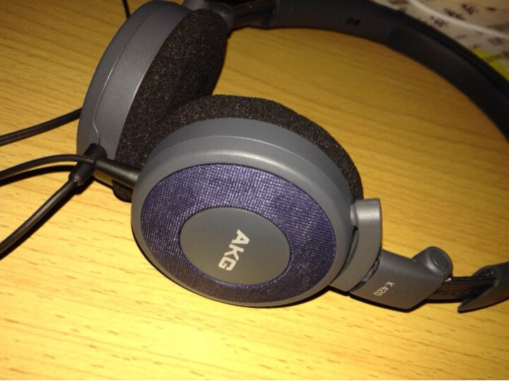 akg k420 头戴可折叠便携式耳机 海军蓝--akg k420
