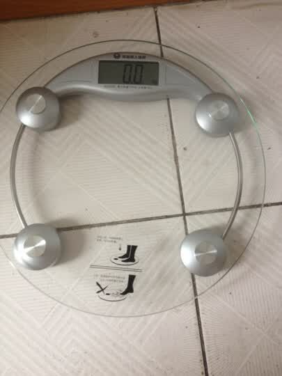 香山(camry) eb9005l 圆形电子秤 体重秤 透明玻璃--还可以啊