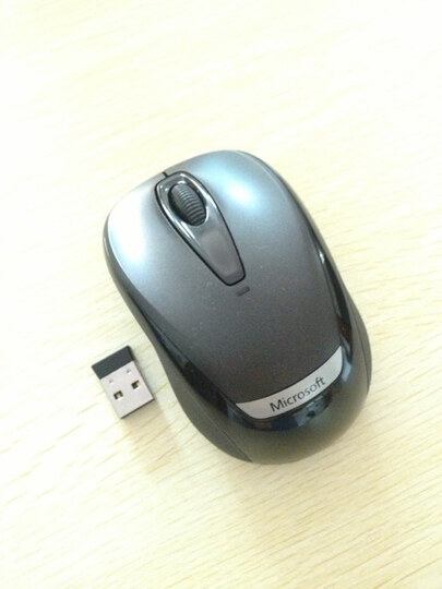 微软(microsoft)无线便携鼠标3000 v2.0 黑色--手感不错