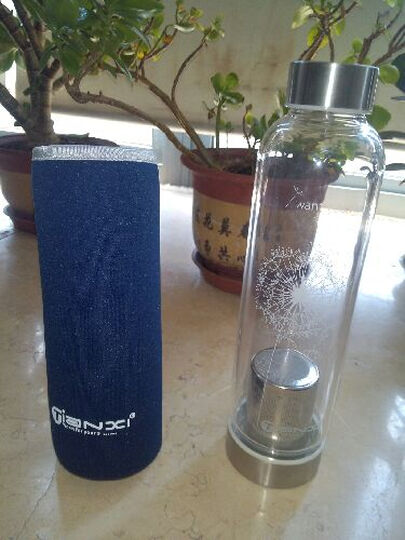 天喜tianxi玻璃杯子旅行水杯550ml tbl-14 深蓝--好,.,!