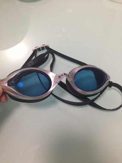 sable 黑貂 男女近视泳镜 防雾防水游泳眼镜 左右眼可配不同度数的