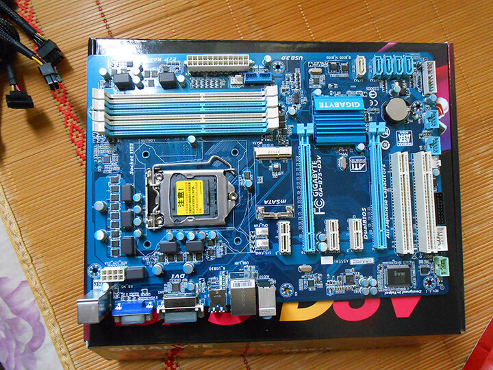技嘉(gigabyte)ga-b75-d3v 主板(intel b75/lga 1155)  办公用首选