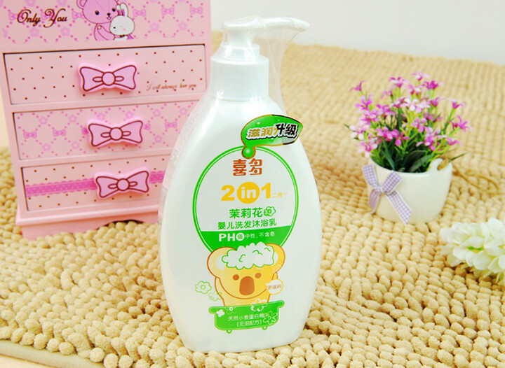 喜多hito茉莉婴儿洗发沐浴二合一400ml--h30032--大品牌,好用,好香