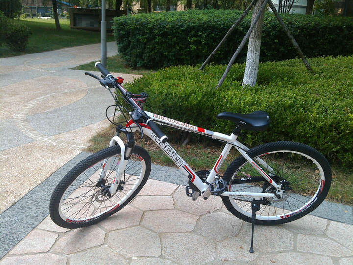 [晒单帖]永久自行车26寸铝合金24速双碟刹