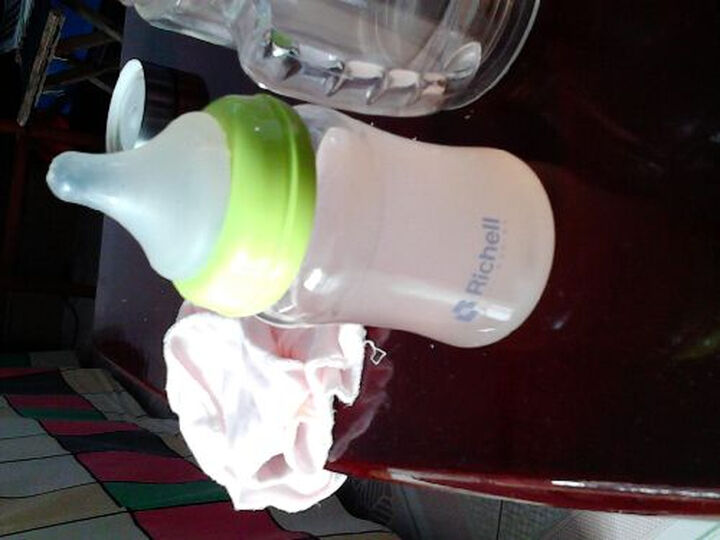 利其尔richell 宽口玻璃哺乳瓶 150ml 20043--好用.