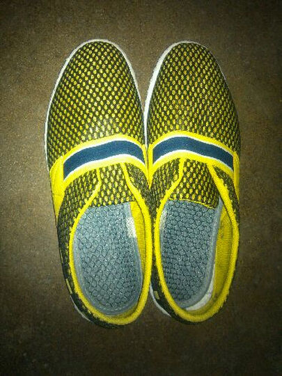 rdda 2012秋季新款时尚运动网布鞋 透气 休闲鞋 男 b1203 黄黑 42