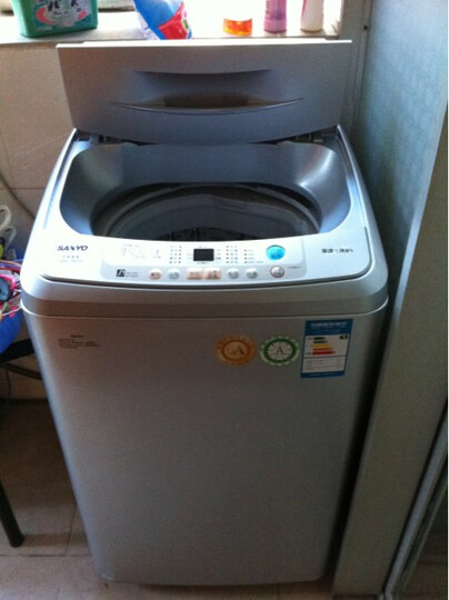 三洋(sanyo)xqb60-b830s 6公斤 波轮全自动变频洗衣机(亮银色)--挺好