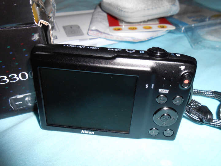 尼康(nikon) coolpix s3300 数码相机 黑色(1602万像素 2.