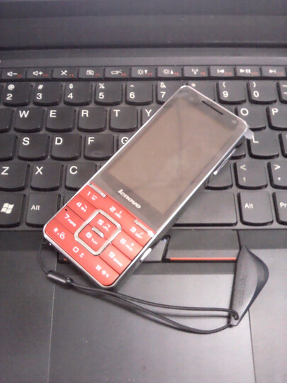 [晒单帖]联想 p500 3g手机(俊秀红)wcdma/gsm 双卡双待