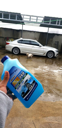 车仆带蜡洗车液1l装漆面清洁剂去污蜡水泡沫清洗剂汽车清洁剂洗车精