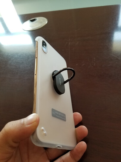 邦克仕benks手机指环支架:"用过的手机支架,这是最好用的一个,太薄了