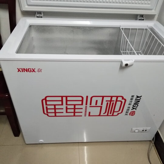 星星(xingx) 219升 商用家用单温单箱冰柜 冷藏冷冻转换冷柜 顶开门