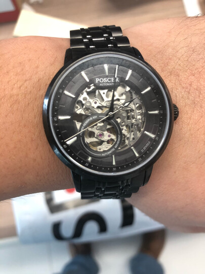 宝时捷(poscer)51020:"一直想要一块机械表,在网上看了各家卖的机械表