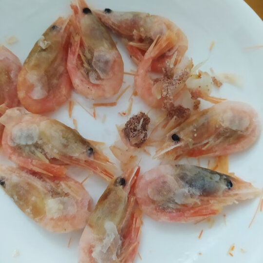 禧美海产加拿大北极甜虾:"黑头多,没有虾籽,籽都在肚子外快要生出来的