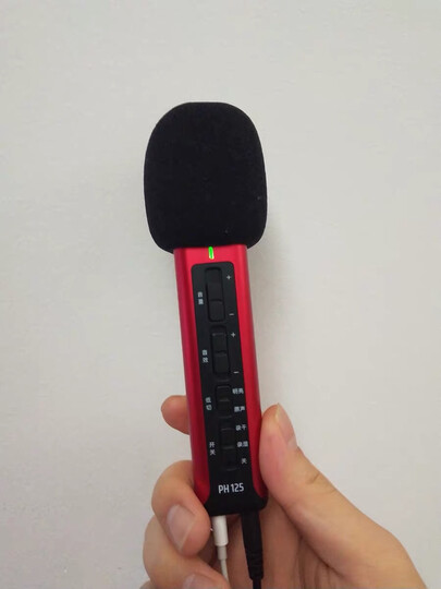 得胜(takstar)ph125s全民k歌手机麦克风:"做工质感:哟选的红色的,红色