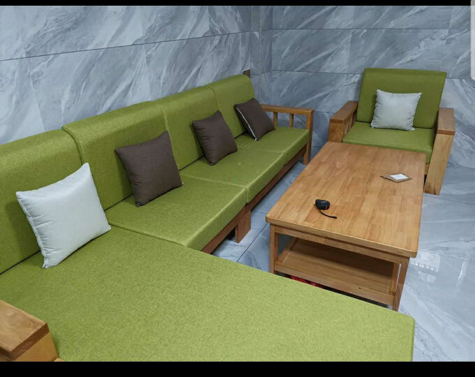 丽巢 沙发 实木沙发冬夏两用沙发客厅家具实木布艺沙发组合中式储物