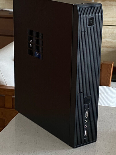 大水牛(bubalus)s0203 黑色 mini台式电脑主机机箱加电源套装(支持m