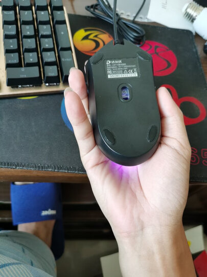 达尔优(dareu) lm113 鼠标 鼠标有线 有线鼠标 办公鼠标 四挡dpi可调