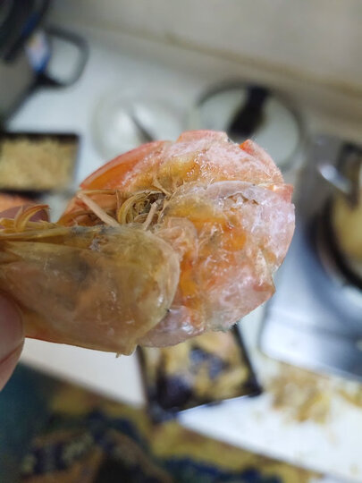 赶海弟原味烤虾干:"收到了,拆了一包就发现已经发霉了,唉:-(" - 京东