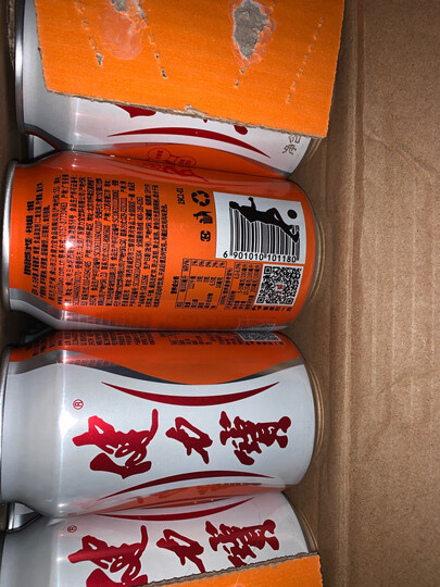 健力宝 橙蜜味 运动碳酸饮料 330ml*24罐 整箱装 晒单图