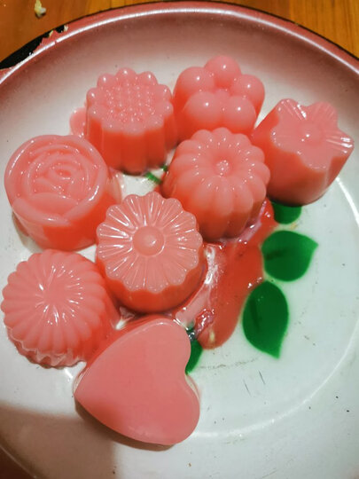 展艺展艺 草莓味布丁粉(杯装)100g:"颜值很高,不说小朋友连我自己都好