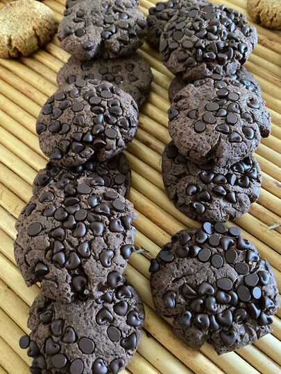 舒可曼 巧克力豆 代可可脂烘焙可可豆 黄油淡奶油曲奇饼干装饰 100g