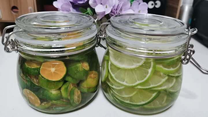 青柠檬蜂蜜水,补充维c