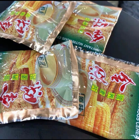 小时候零食不多 麦片.