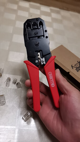 赛拓1288 3合1网络压线钳:"很好,价格便宜质量好,请的安装工装完就走