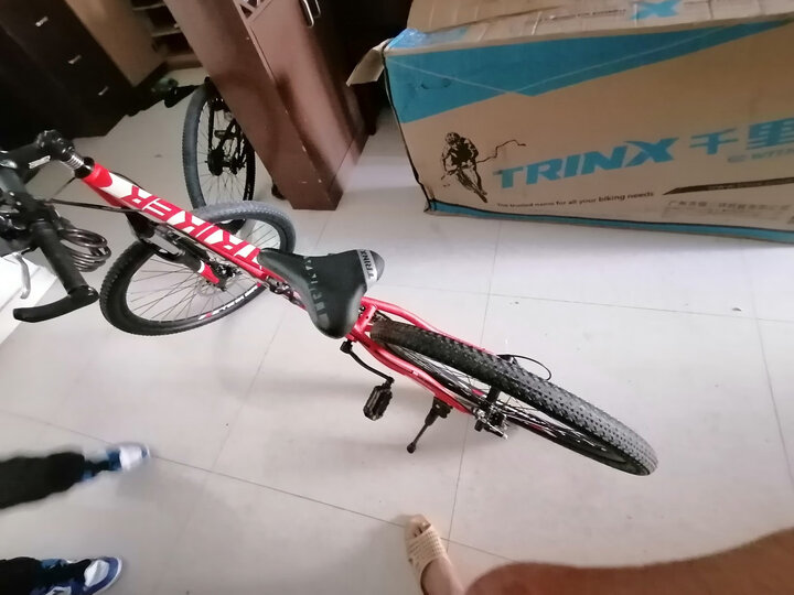 千里达k026/k021山地自行车双碟刹21速变速中大儿童山地车避震青少年