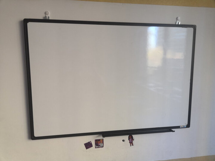 比比牛 120*90cm挂式白板 单面办公培训写字板黑板 bbnd90120 晒单图