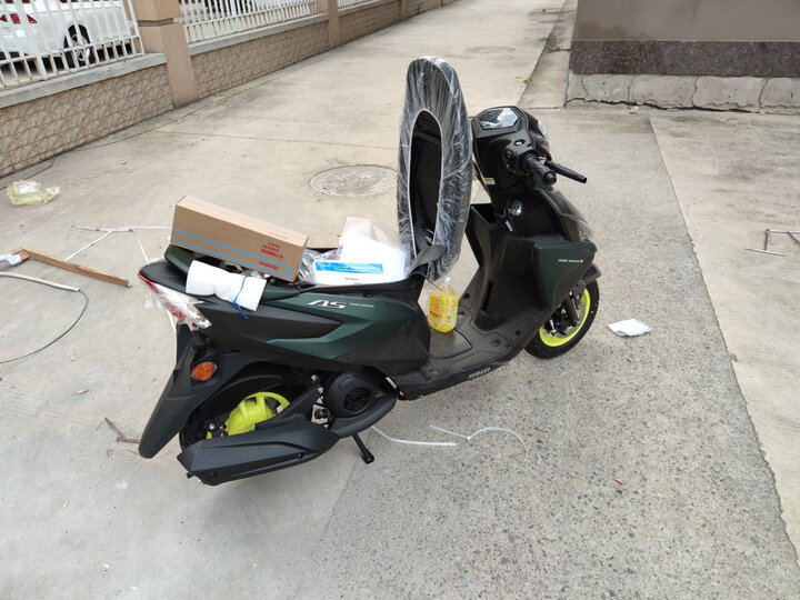 yamaha/雅马哈jym125t-2a:"开了段时间了,非常好动力强劲节油,很适合