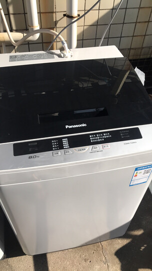 松下波轮洗衣机 爱妻号8公斤大容量家用全自动洗衣机 简易操作 大件