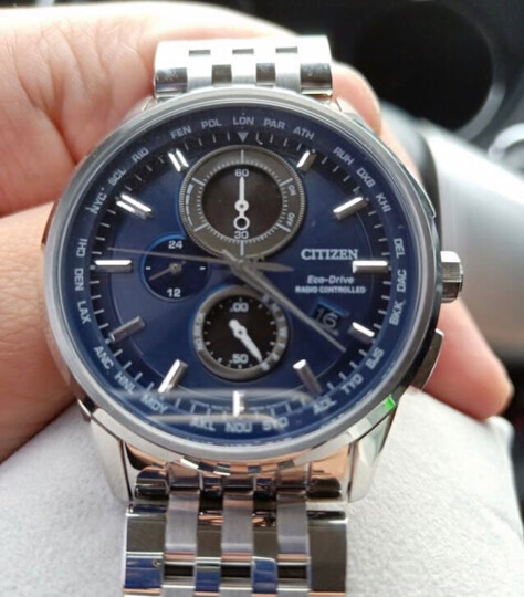 西铁城at8110-61l:"计时准确:没有误差,再也不用像机械表一样需要调整