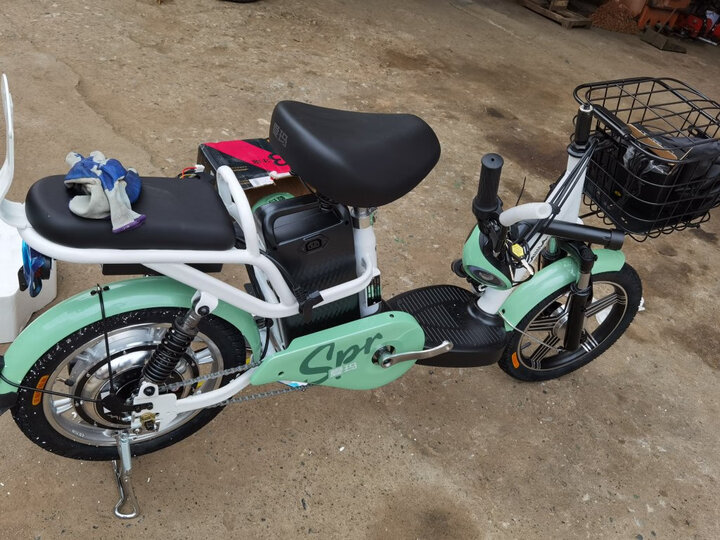 爱玛春生:"车子质量:暂时不知道外形外观:很漂亮骑行体验:很好适用