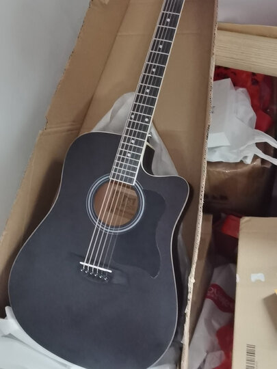 莫森(mosen)吉他41英寸初学者入门民谣木吉它乐器 升级款 莫森dc41bkm